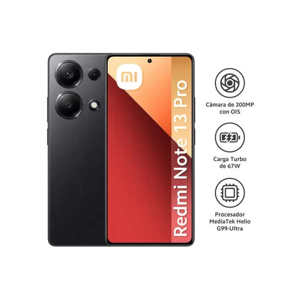 Redmi Note13 Pro 8GB 256GB 6.67" Negro